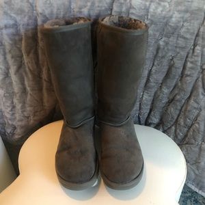 Tall Ugg Boots in Grey, size 8